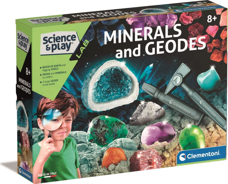 Clementoni Science & Play Minerály a geody