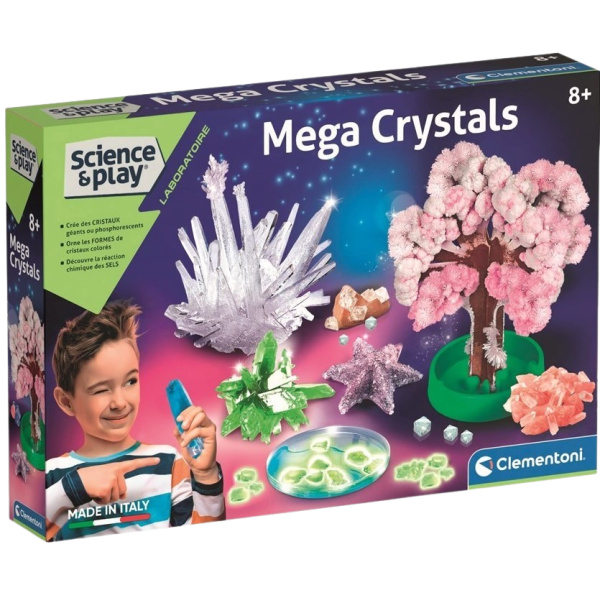 CLEMENTONI Science&Play Laboratoř: Mega svítící krystaly