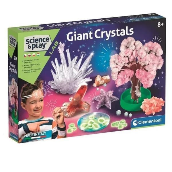 CLEMENTONI Science&Play Laboratoř: Mega svítící krystaly