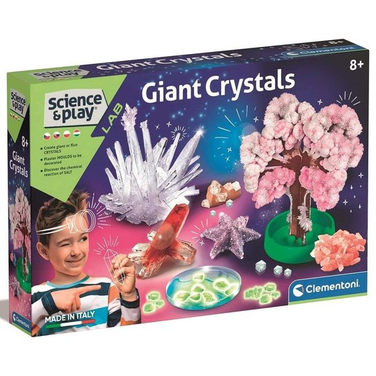 CLEMENTONI Science&Play Laboratoř: Mega svítící krystaly