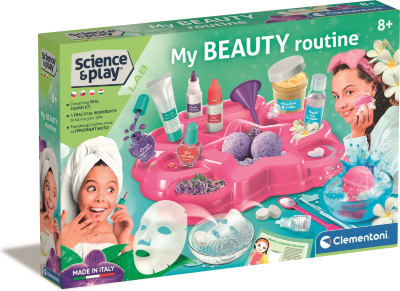 Clementoni SCIENCE Moja kozmetika CZ SK PL HU