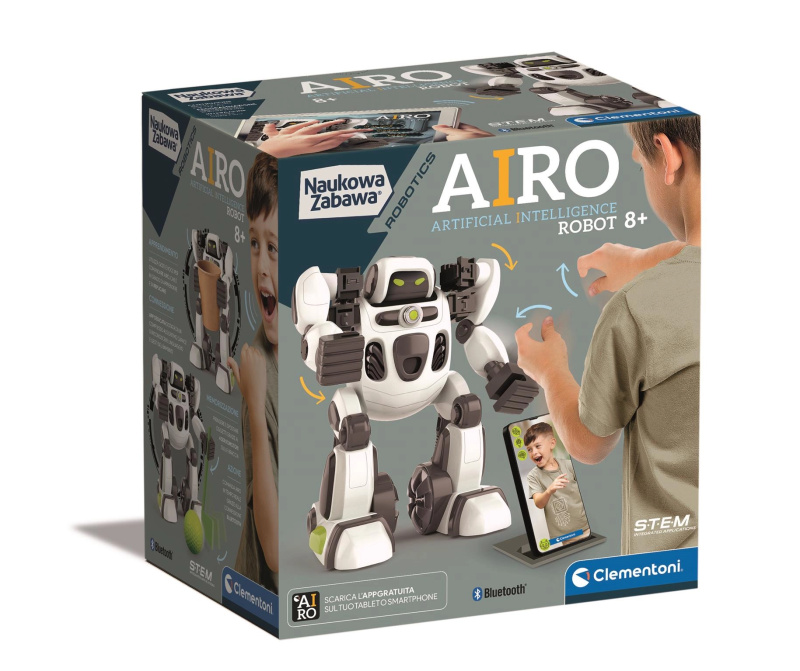 robot airo – interaktivní vzdělávací stavebnice s umělou inteligencí od clementoni