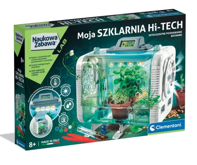 Vědecká zábava – hi-tech botanická laboratoř skleník CLEMENTONI