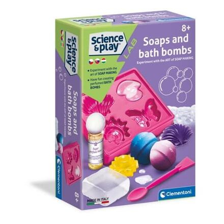 CLEMENTONI Science&Play Laboratoř na výrobu mýdel a koupelových bomb