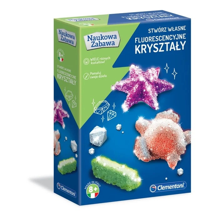 Vědecká sada fluorescenční krystaly