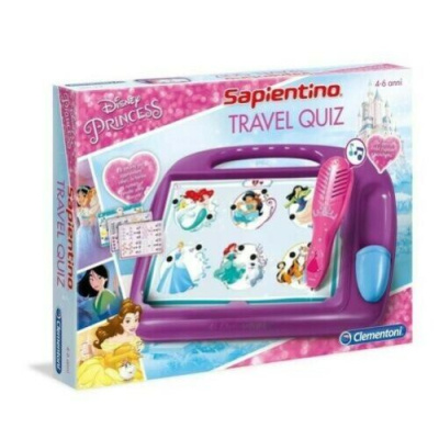 Clementoni Cestovní elektronický kvíz Disney Princezny