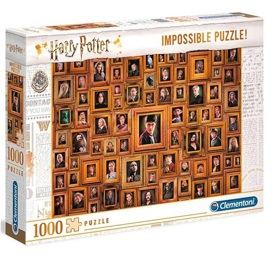 Clementoni - Puzzle 1000 Impossible Harry Potter