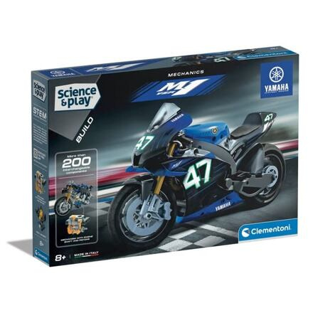 CLEMENTONI Science&Play Mechanická laboratoř Motorka Yamaha