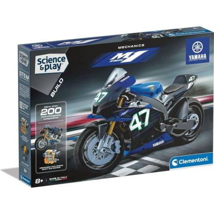 CLEMENTONI Science&Play Mechanická laboratoř Motorka Yamaha