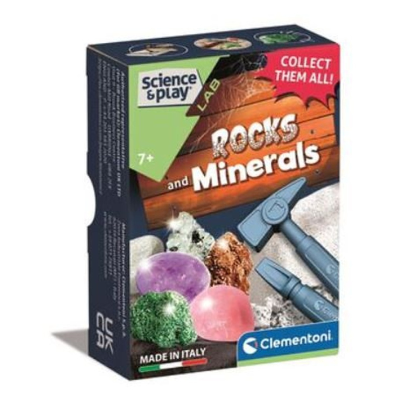 CLEMENTONI Science&Play Geologická minisada: Skály a minerály