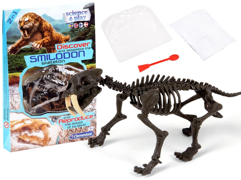 Clementoni Smilodon Sestavit kostru tygra ZA3713
