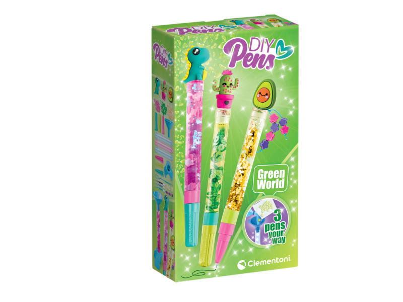 Clementoni Malovací sada (pera Tropical Green World)