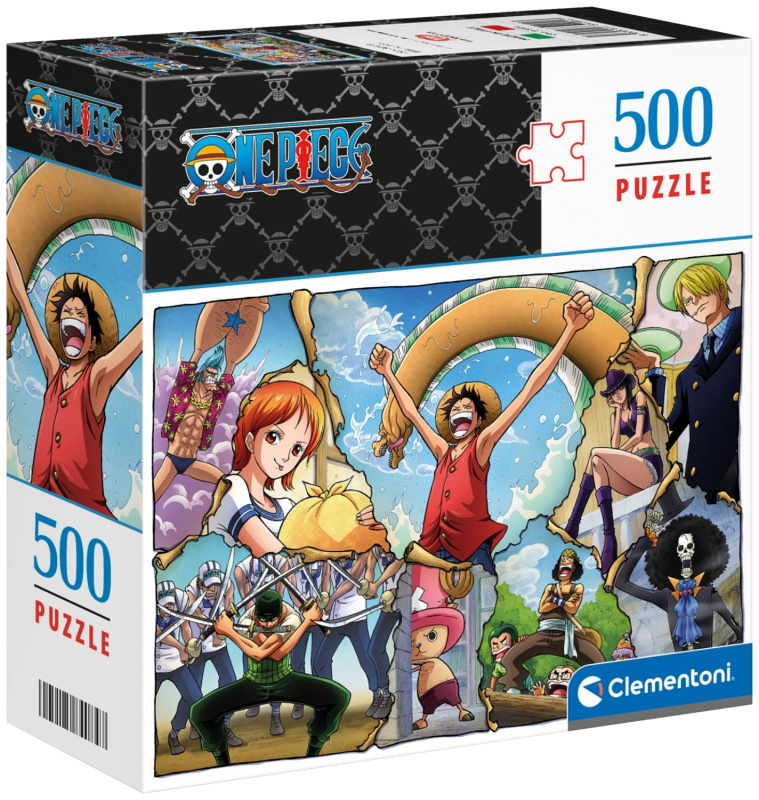 Clementoni Puzzle Dragon Ball / One Piece, 500 dílků (One Piece – Vítěz)