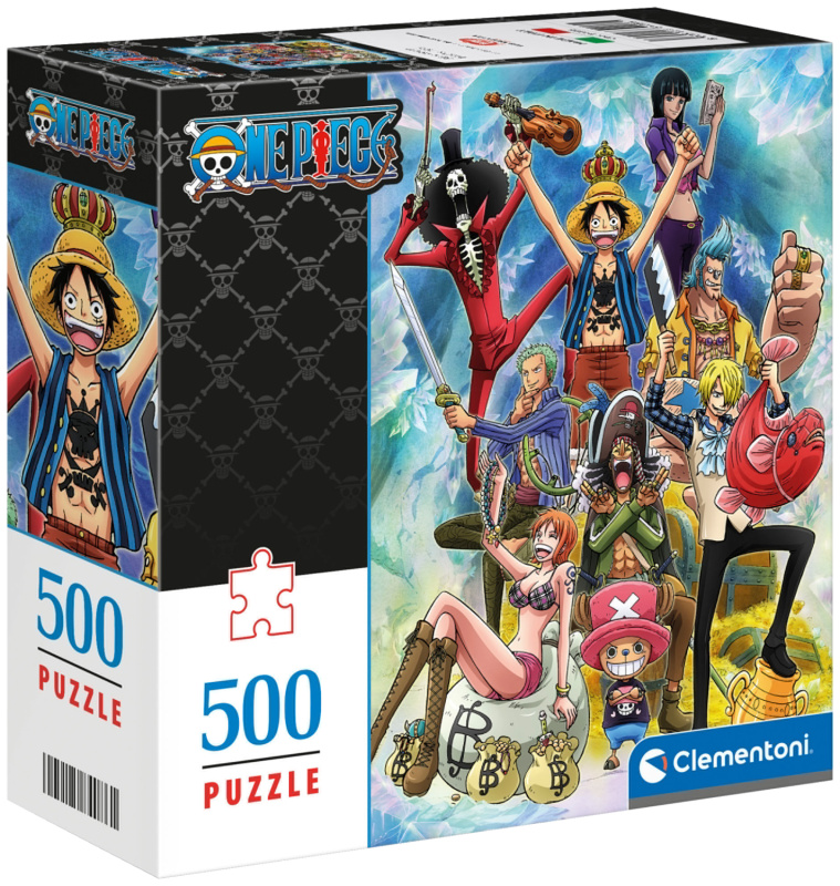 Clementoni Puzzle Dragon Ball / One Piece, 500 dílků (One Piece – Rodina)