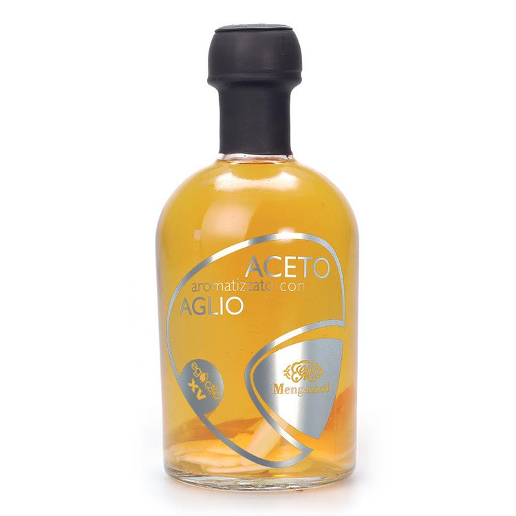 Mengazzoli Vinný ocet s česnekem - Aceto Aromatizzato con Aglio 250ml