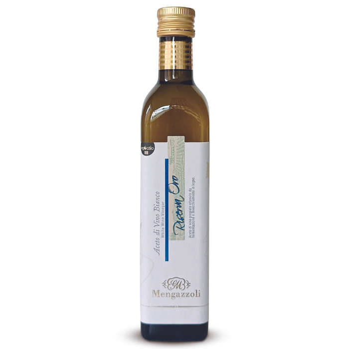 Mengazzoli Vinný ocet bílý Riserva Oro (Aceto di vino bianco) 500ml