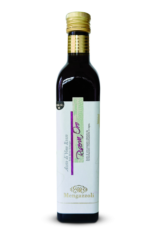 Mengazzoli Vinný ocet červený Riserva Oro (Aceto di vino roso) 500ml