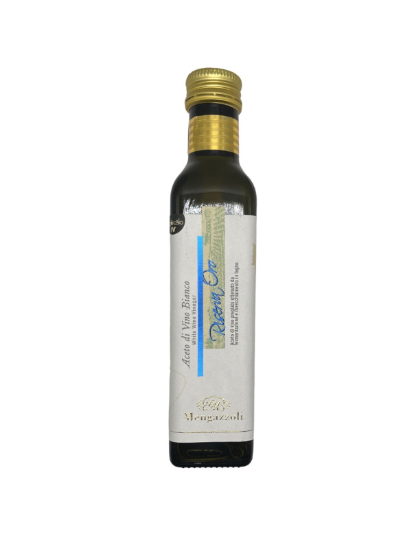 Mengazzoli Vinný ocet bílý Riserva Oro (Aceto di vino bianco) 250ml