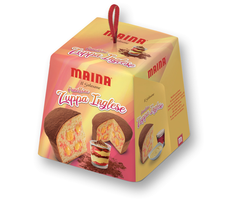 Maina Panettone se smetanovým krémem a jemnou whisky (Zuppa inglese) 750g