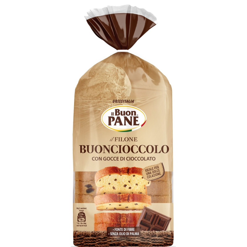 il Buon Pane Filone Toustový chléb s čoko lupínky