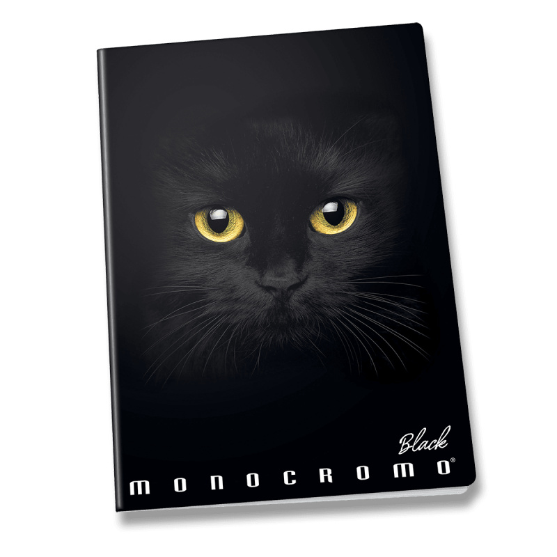 PIGNA Školní sešit 444 Monocromo: Black 1ks (mix)