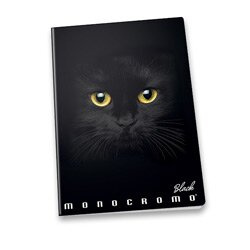Monocromo Black školní sešit A5 linkovaný mix motivů Pigna