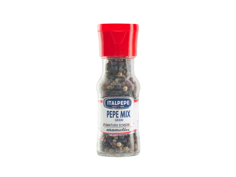 Italpepe pepř čtyř druhů celý ve skle (Pepe Mix) 25g
