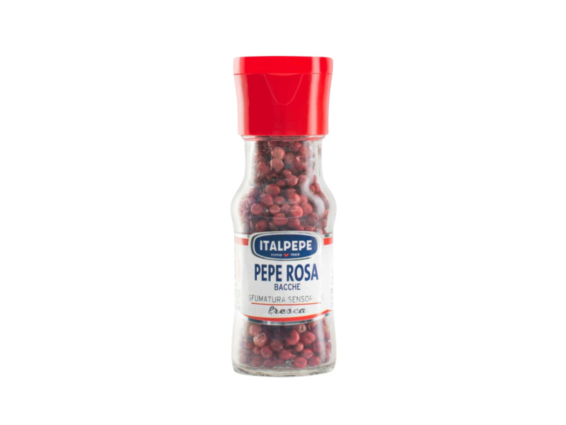 Italpepe pepř růžový celý ve skle (Pepe Rosa) 18g