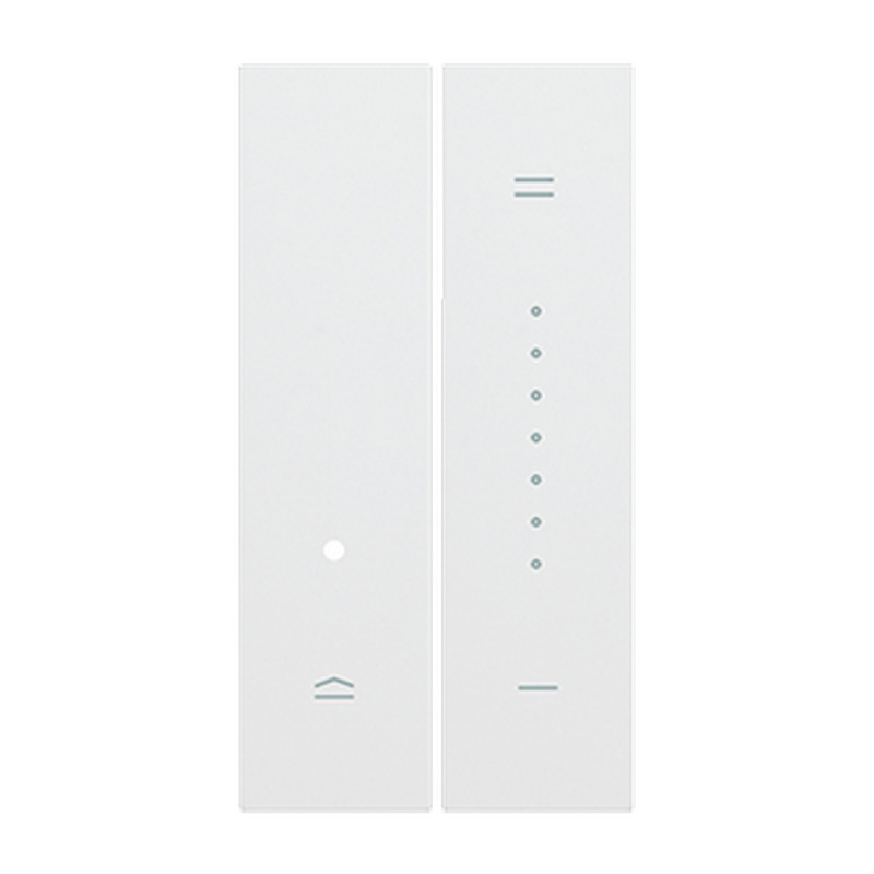Bticino Living now krytka univerzálního stmívače 2 moduly bílá KW19