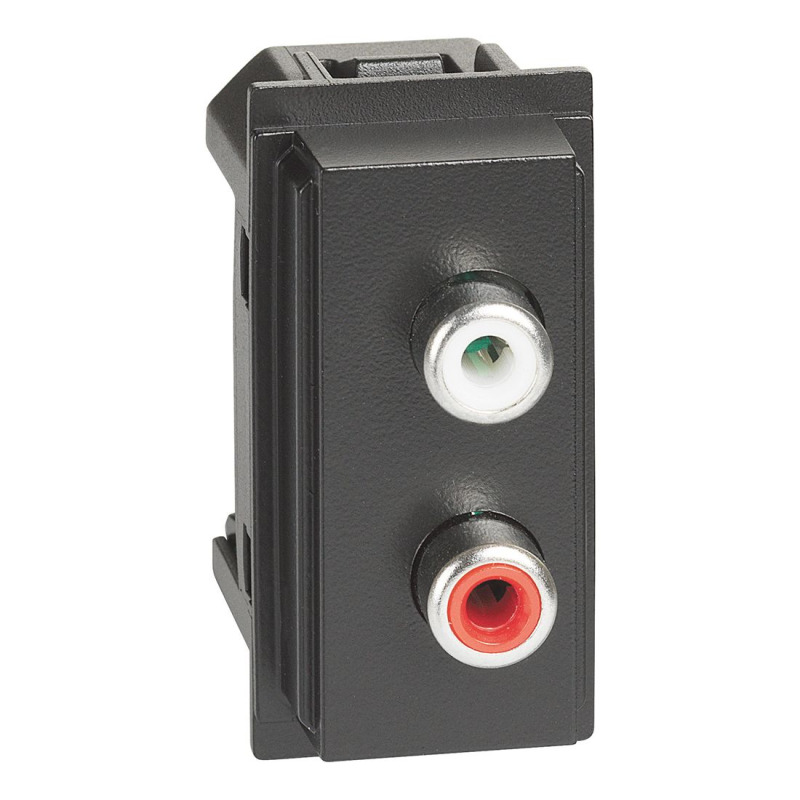 LEG KG4269R LNOW AUDIO ZÁS 2XRCA 1M ČERNÁ