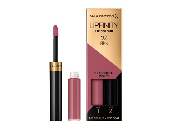 Max Factor Lipfinity Lip Colour dlouhotrvající rtěnka s balzámem odstín 310 Essential Violent 4,2 g