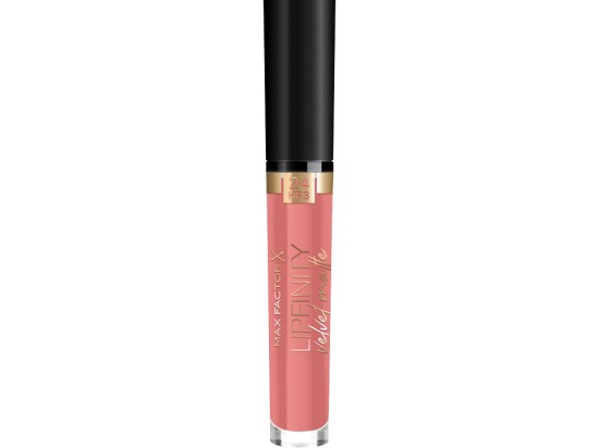 Max Factor Lipfinity Velvet Matte matná tekutá rtěnka odstín 030 Cool Coral 3,5 ml