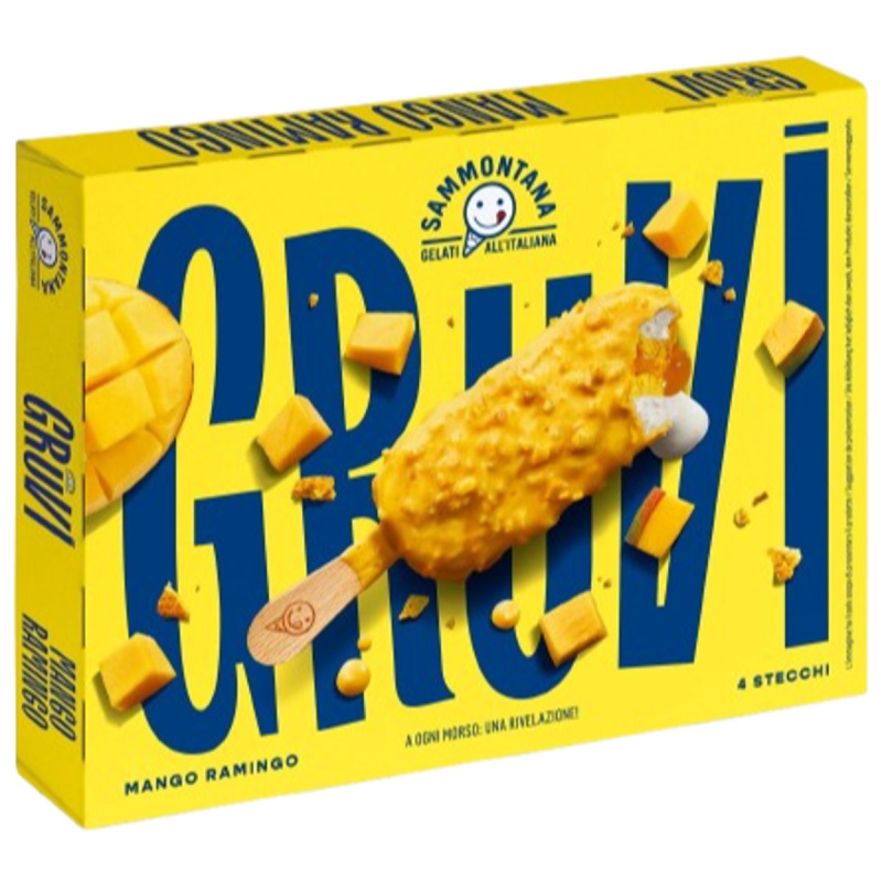 Sammontana Gruvi mango multipack nanuků (4×75 ml)