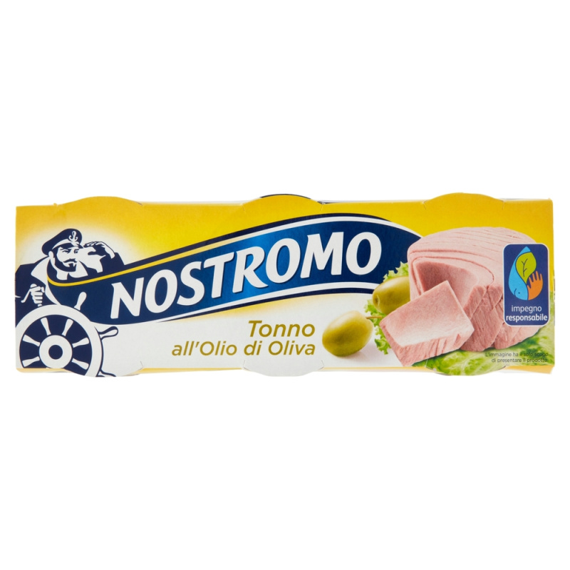 Nostromo tuňák v olivovém oleji (Tonno all’Olio di Oliva 3x70g) 210g
