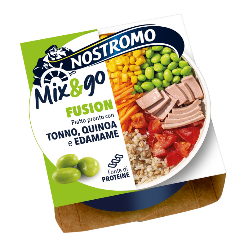Nostromo Mix&go Fusion (tuňák, quinoa, edamame) 190g