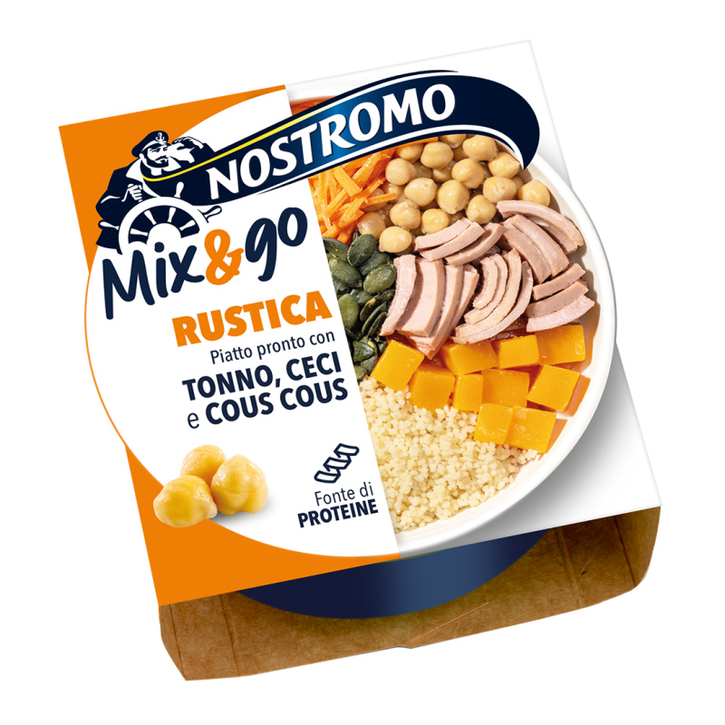 Nostromo Mix&go Rustica (tuňák, cizrna, cous cous) 190g