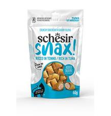 Schesir Cat Snax! pochoutka Tuňákové polštářky 60g