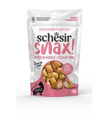 Schesir Cat Snax! pochoutka Vepřové polštářky  60g