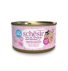 Schesir Cat konz. Kitten Wholefood kuře/játra  70 g 