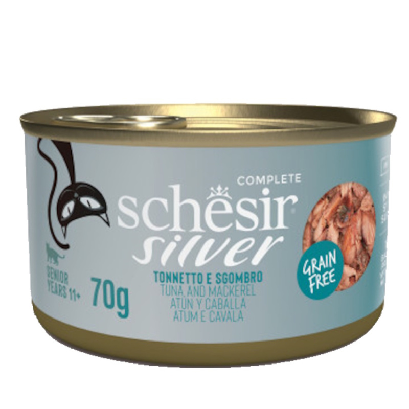 Schesir Cat konz. Senior Wholefood tuňák/makrela 70 g 