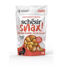 Schesir Cat Snax! pochoutka Lososové polštářky 60g