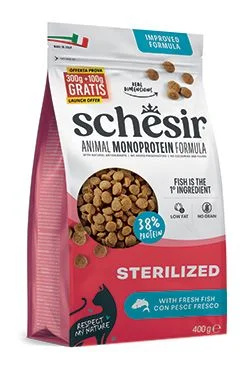Schesir Cat Animal Monoprotein Sterilized rybí  400g