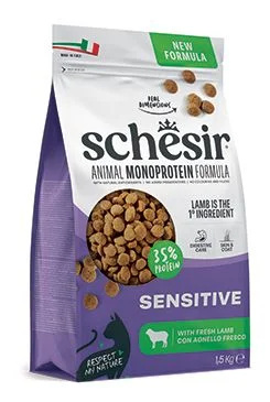 Schesir S.p.A. Schesir Cat Animal Monoprotein Sensitive jehněčí 1,5kg
