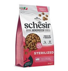 Schesir S.p.A. Schesir Cat Animal Monoprotein Sterilized šunka 1,5kg