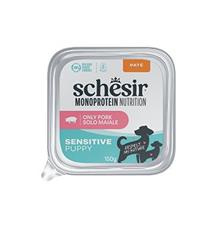 Schesir Dog vanička Monoprotein Puppy Šunka paté  150g