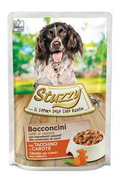 Kapsička STUZZY Dog krůtí + mrkev 100 g