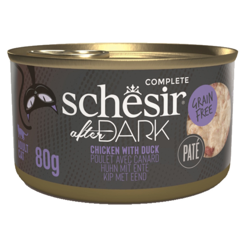 Schesir Cat konz. After Dark Paté kuře/kachna 80g