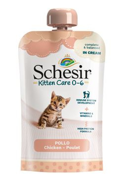 Schesir Cat kaps. Kitten kuře v krému 150g