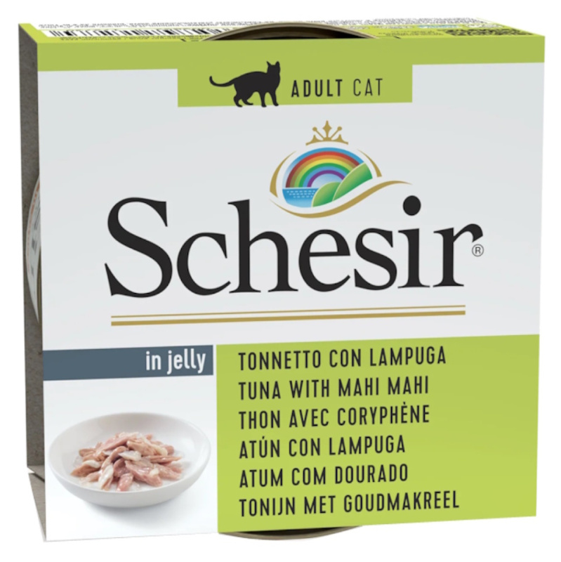 Schesir Cat konz. Adult tuňák/mahi mahi 85G