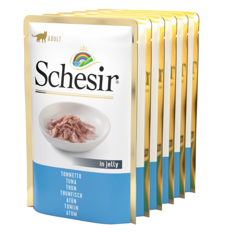 Schesir Cat kapsa Adult Monoprot. tuňák 6X85g